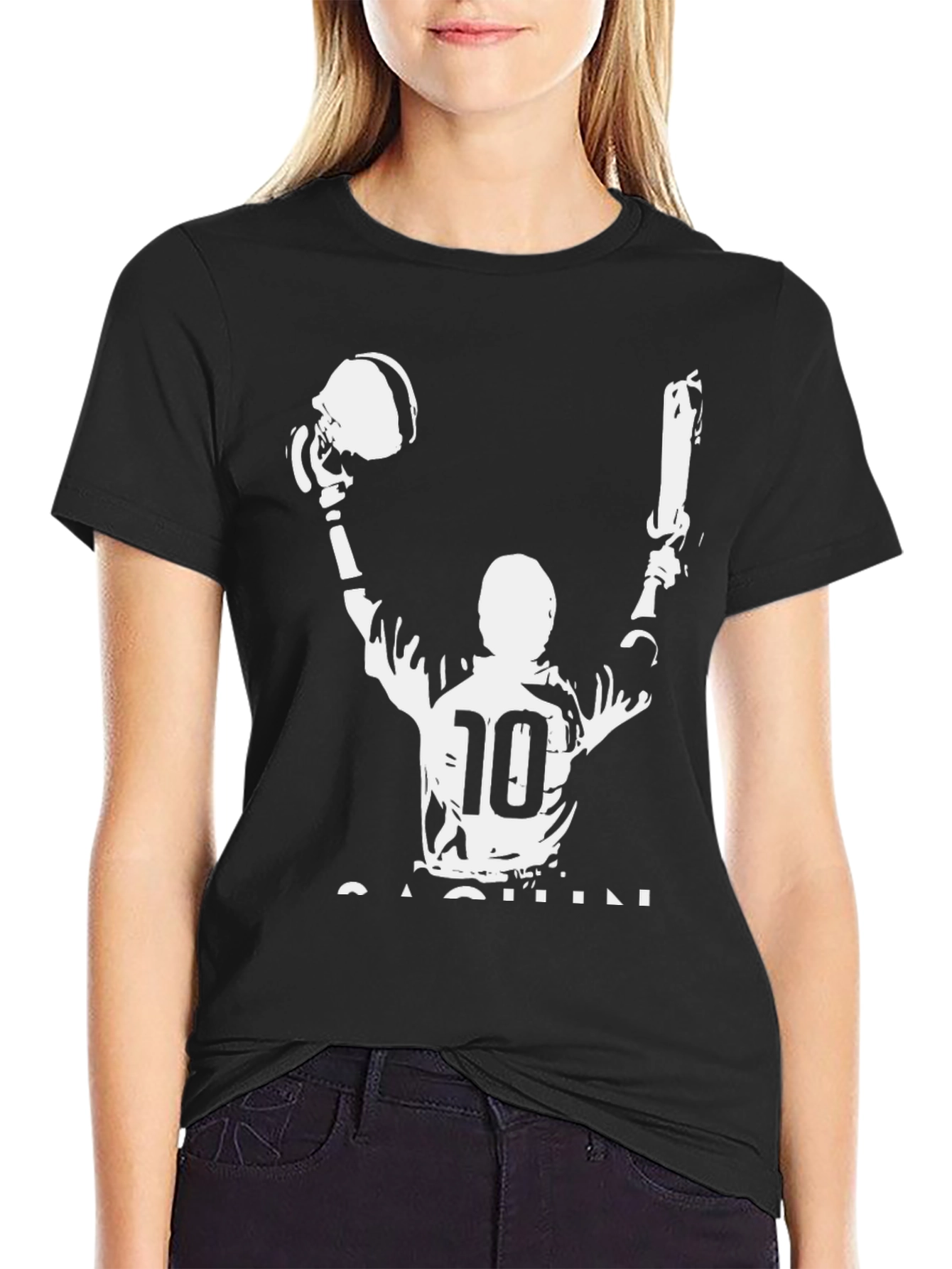 Joaquin T-Shirt - Black Graphic Print
