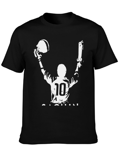 Joaquin T-Shirt - Black Graphic Print