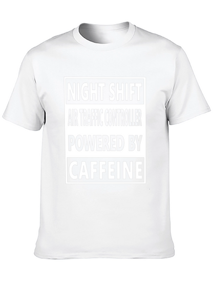 Night Shift Air Traffic Controller Caffeine T-Shirt