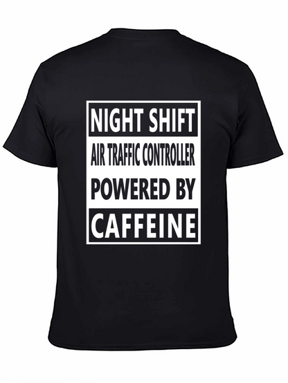 Night Shift Air Traffic Controller Caffeine T-Shirt