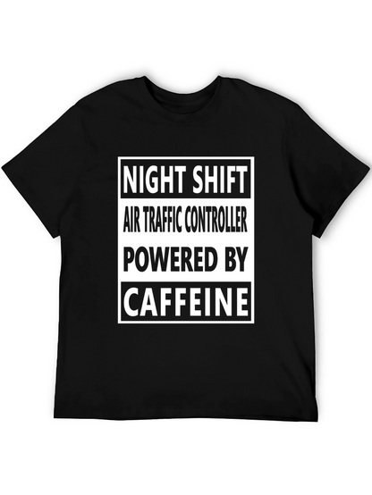 Night Shift Air Traffic Controller Caffeine T-Shirt