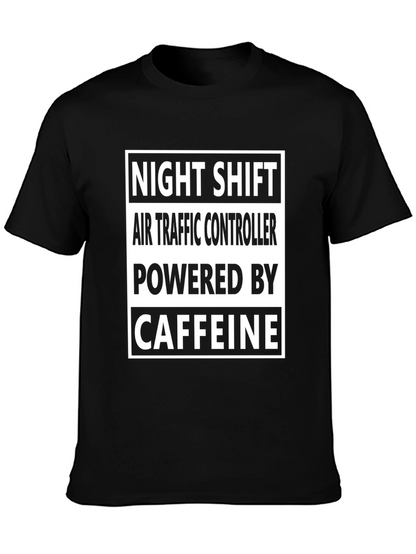 Night Shift Air Traffic Controller Caffeine T-Shirt