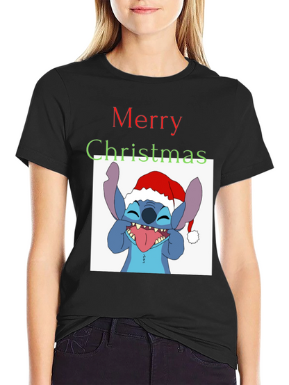 Merry Christmas Stitch T-Shirt