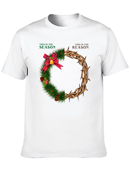Season & Reason Christmas Wreath Graphic T-Shirt