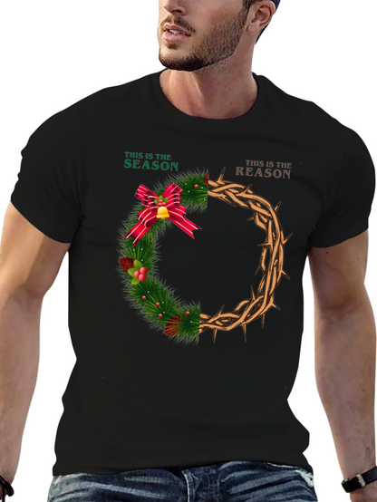 Season & Reason Christmas Wreath Graphic T-Shirt