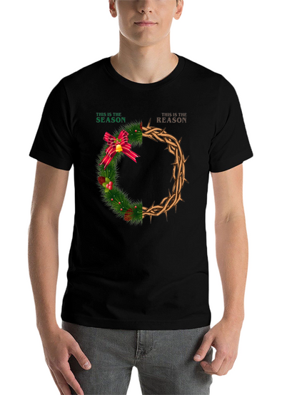 Season & Reason Christmas Wreath Graphic T-Shirt