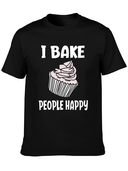 I Bake People Happy Graphic Tee