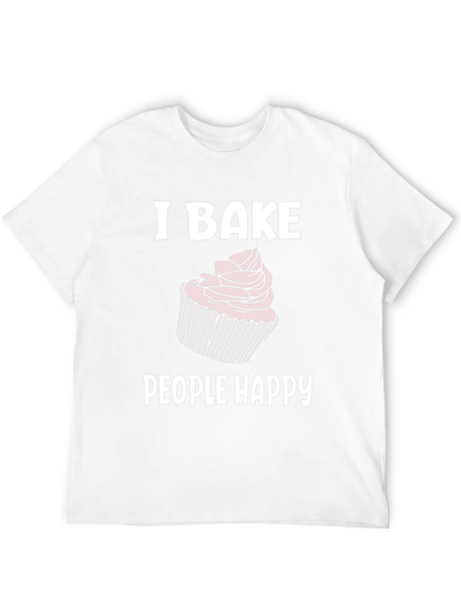 I Bake People Happy Graphic Tee