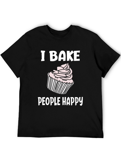I Bake People Happy Graphic Tee