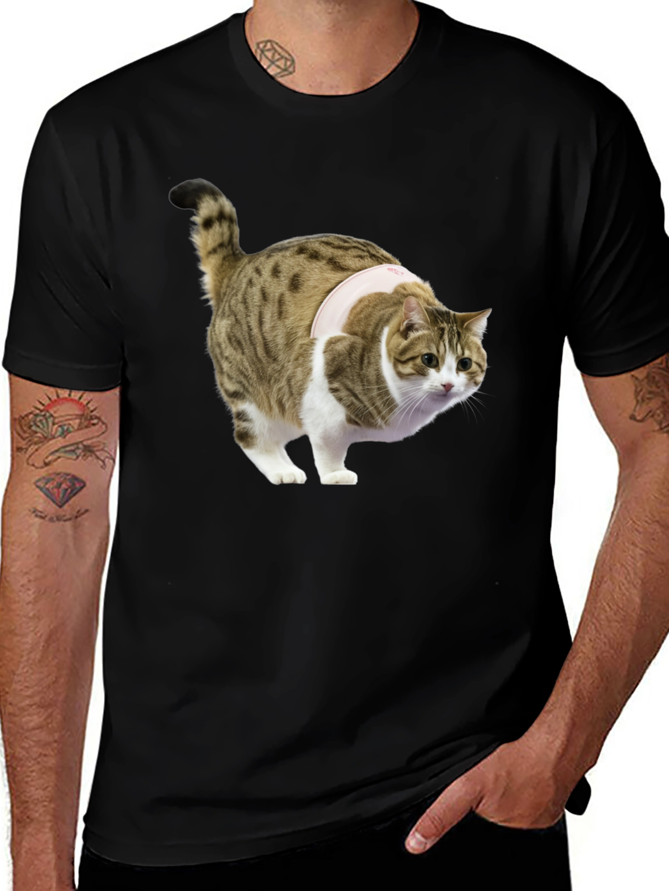 Funny Cat T-Shirt - Unique Graphic Tee