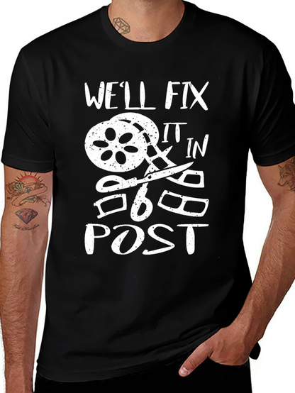 Well Fix It in Post Black Crewneck T-Shirt