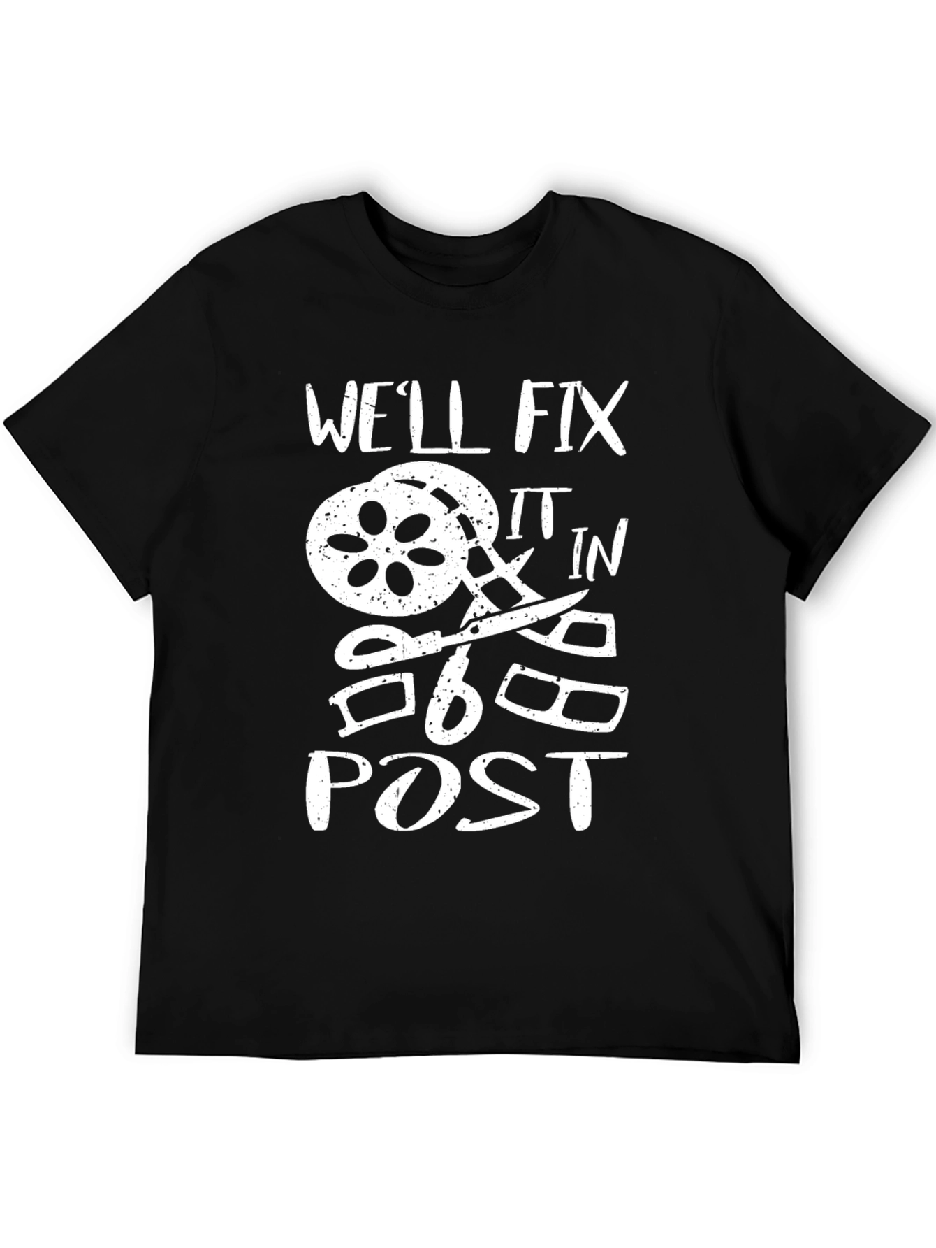 Well Fix It in Post Black Crewneck T-Shirt