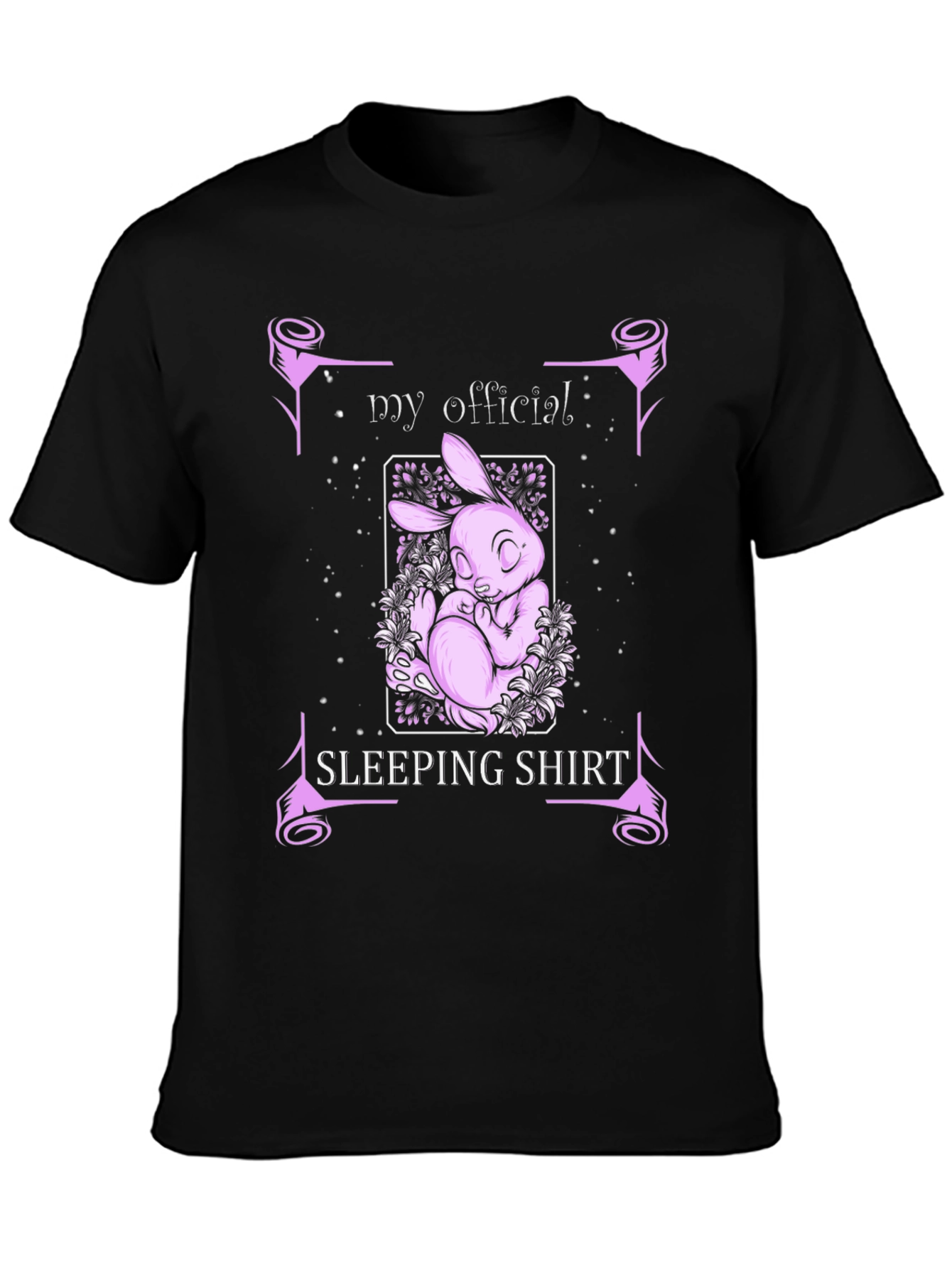 My Official Sleeping Shirt - Bunny Graphic Tee