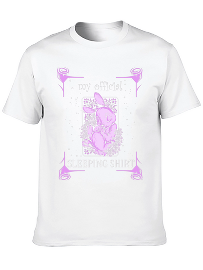 My Official Sleeping Shirt - Bunny Graphic Tee