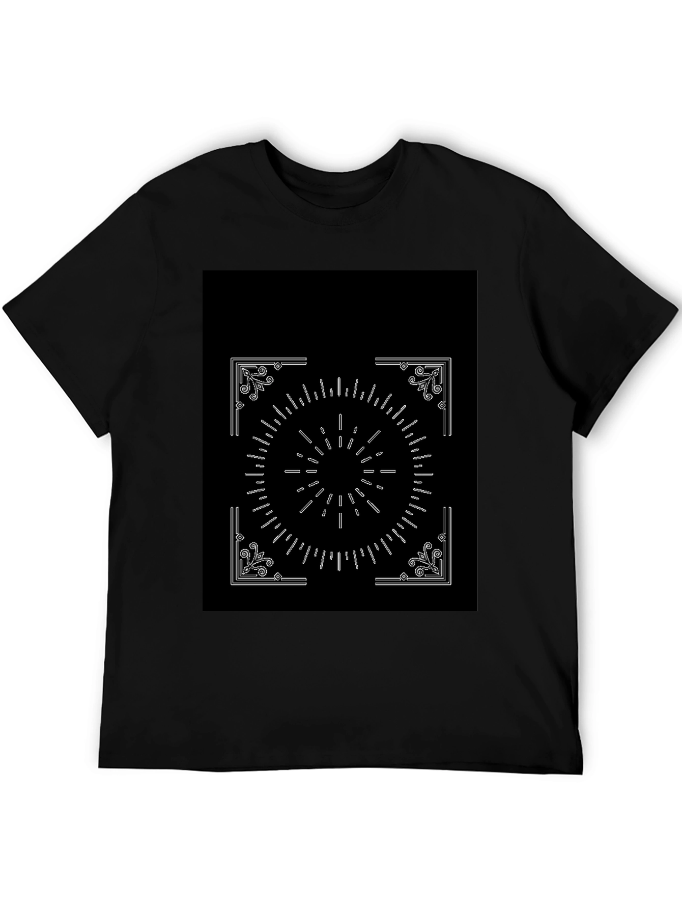Geometric Graphic Print Tee