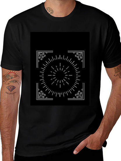 Geometric Graphic Print Tee