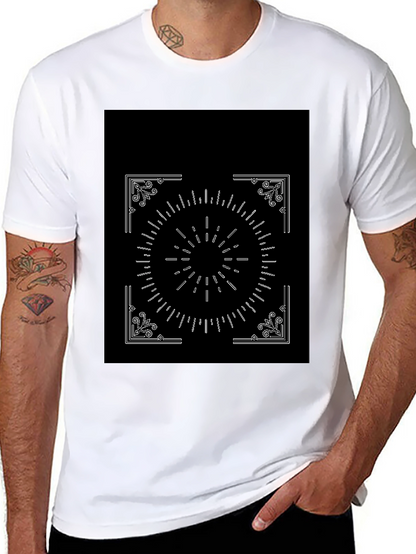 Geometric Graphic Print Tee