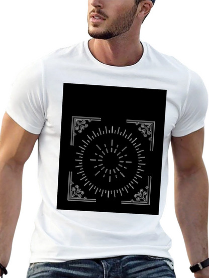 Geometric Graphic Print Tee