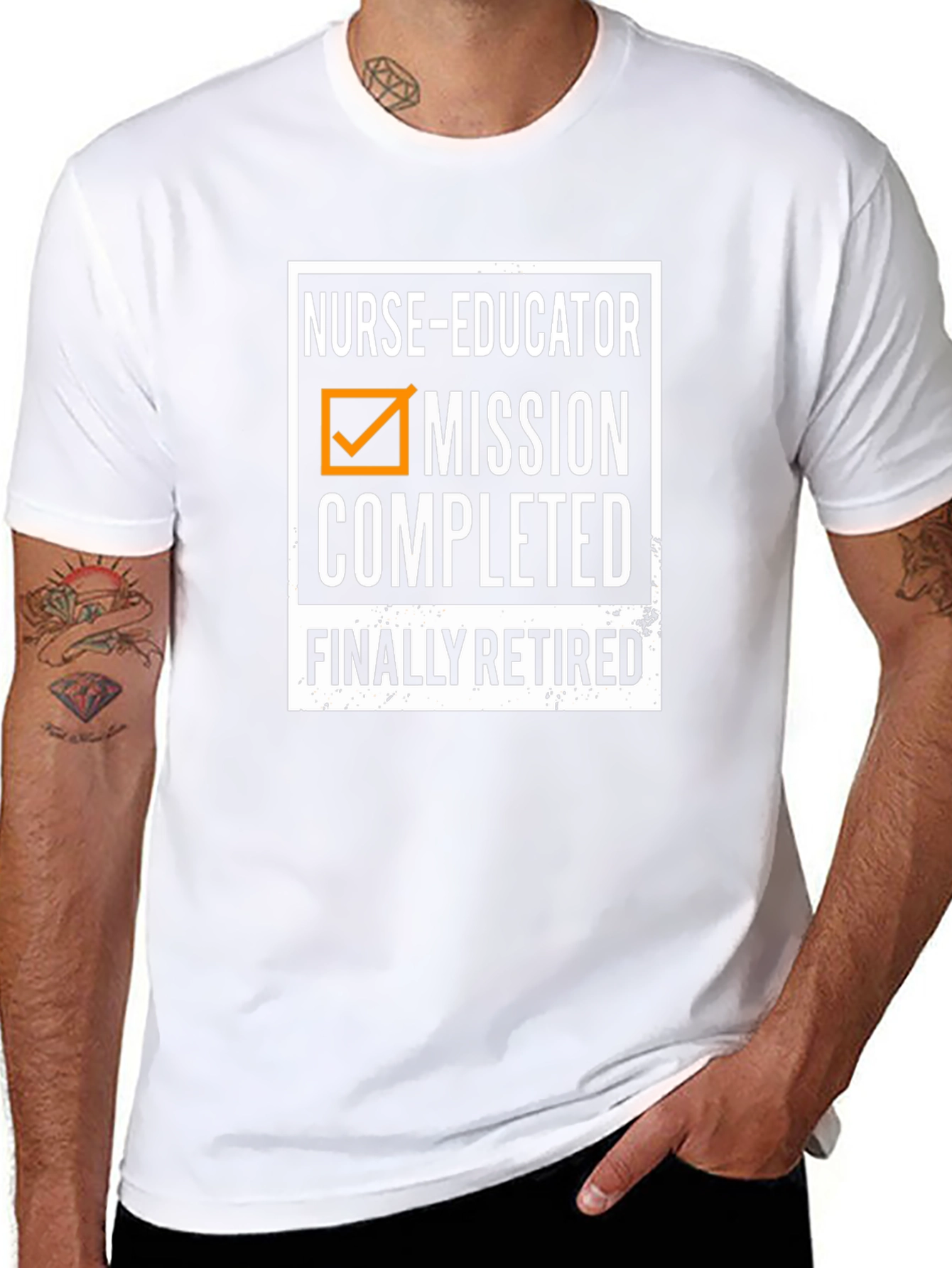 Nurse Educator Retirement T-Shirt - Mission Completed