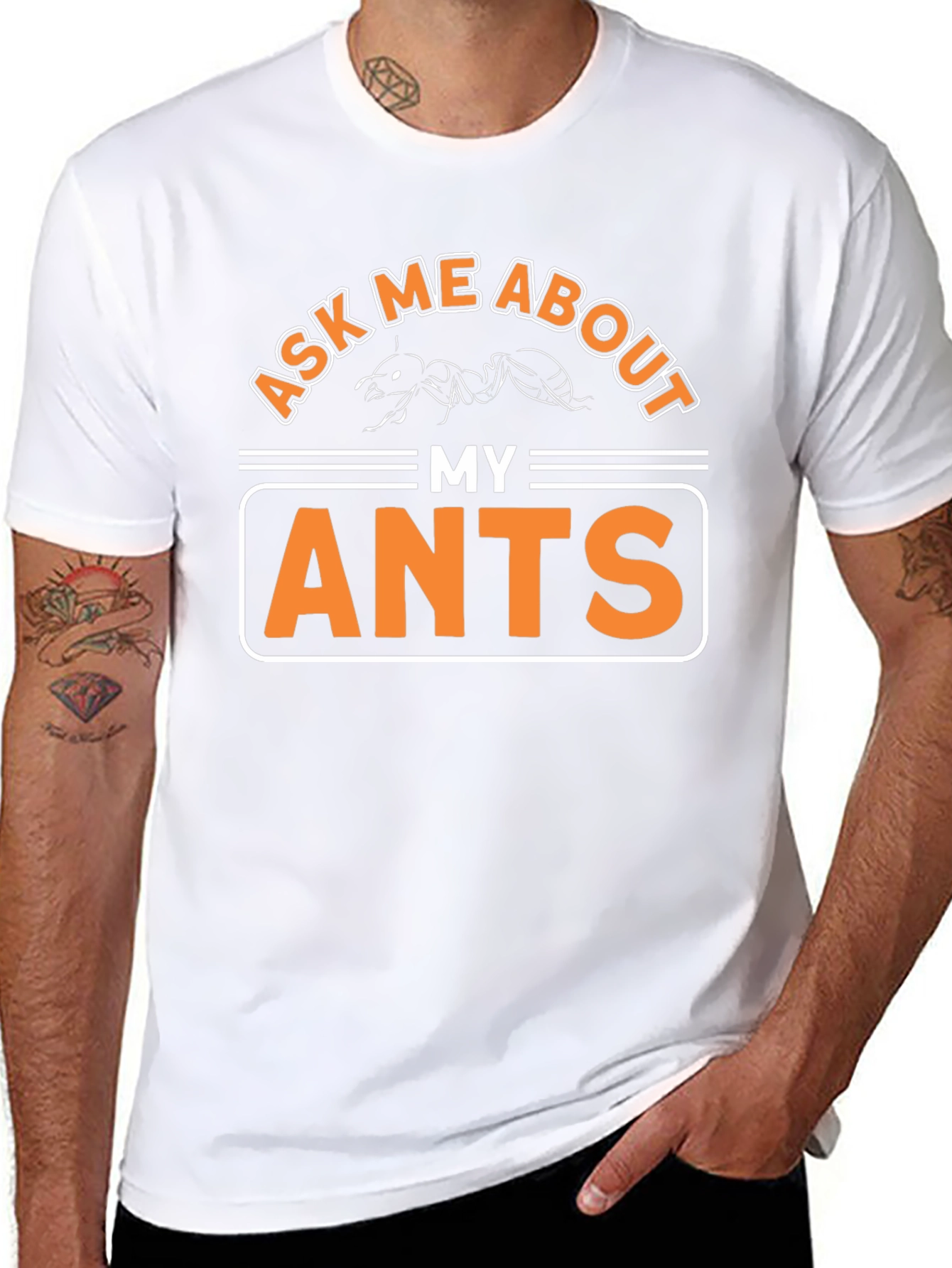 Ask Me About My Ants T-Shirt Funny Entomology Tee