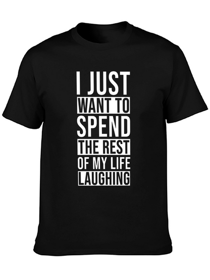 Laughing Life Graphic Tee - Soft Cotton Blend