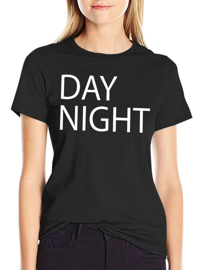 Day Night Graphic Tee - Casual Style T-Shirt