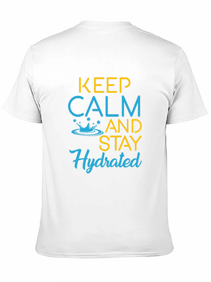 Keep Calm & Stay Hydrated Graphic T-Shirt