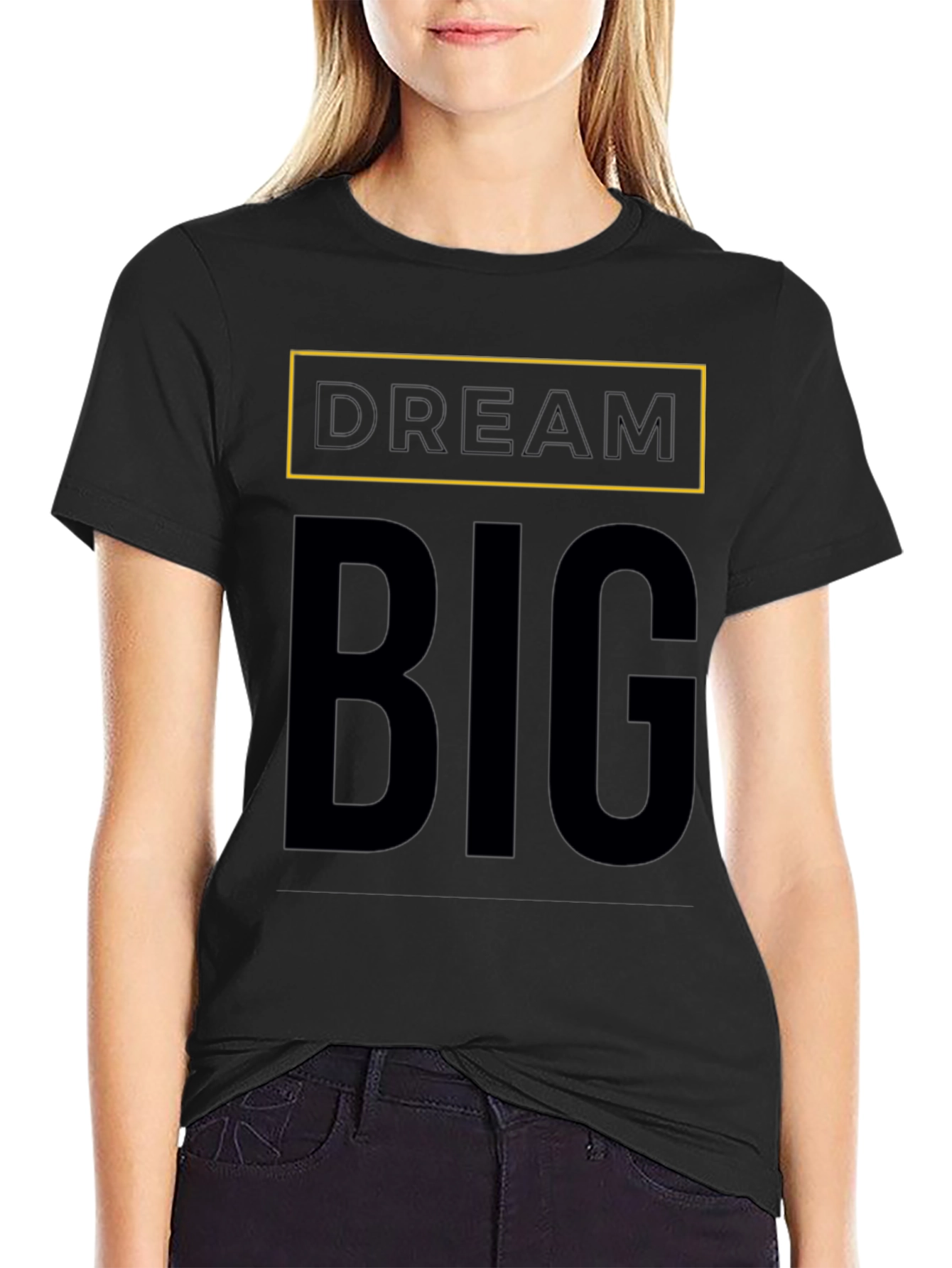 Dream Big Black T-Shirt