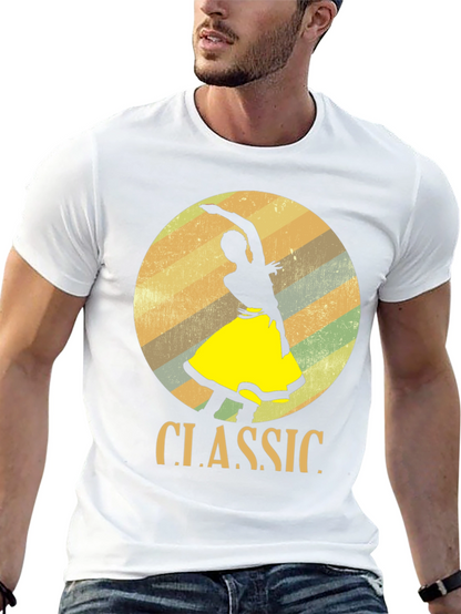 Classic Dancer Graphic T-Shirt - Retro Style