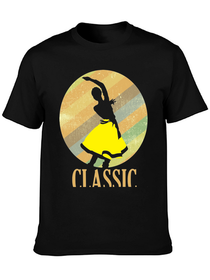 Classic Dancer Graphic T-Shirt - Retro Style