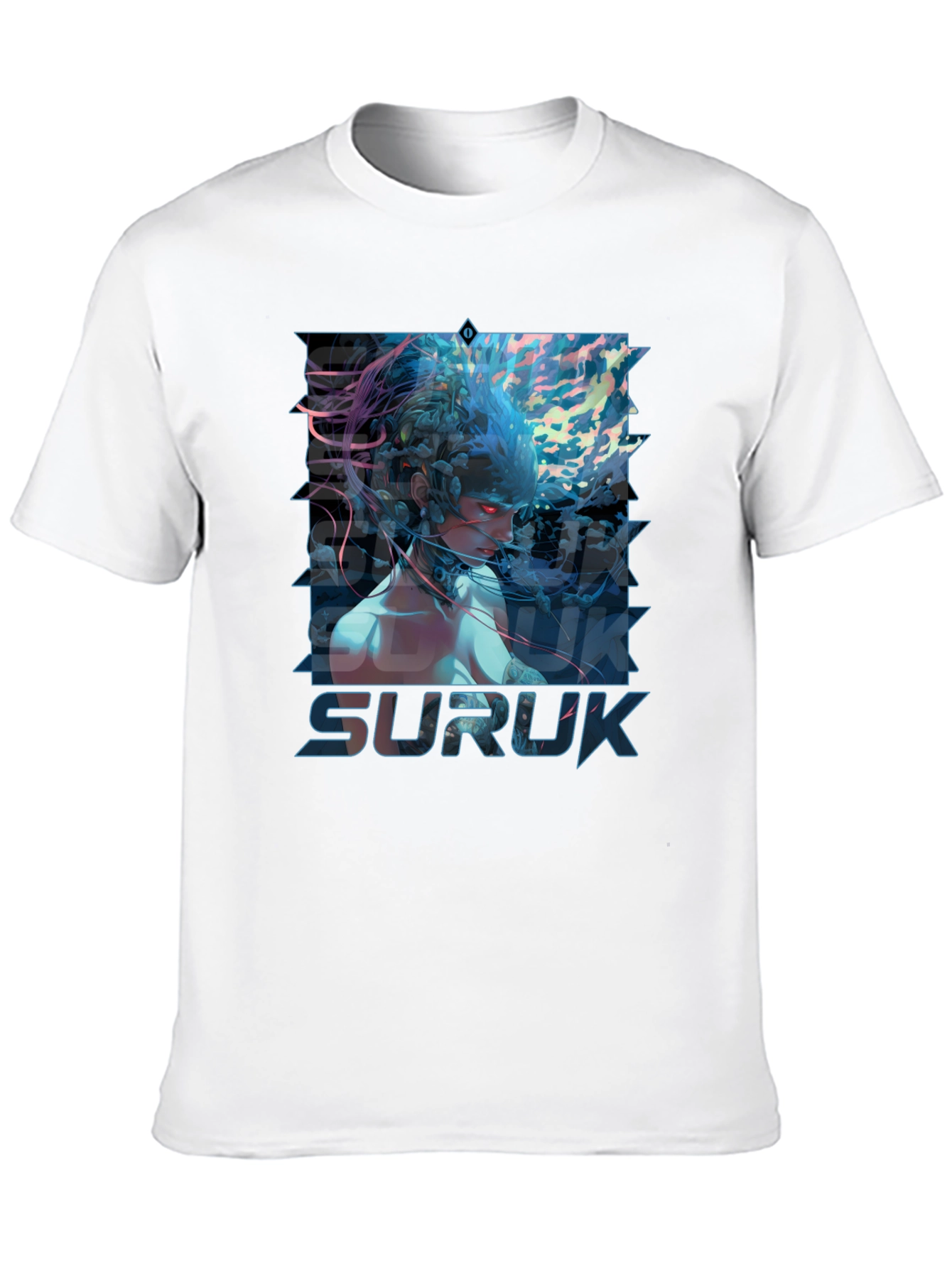 Suruk Graphic Print T-Shirt - Black