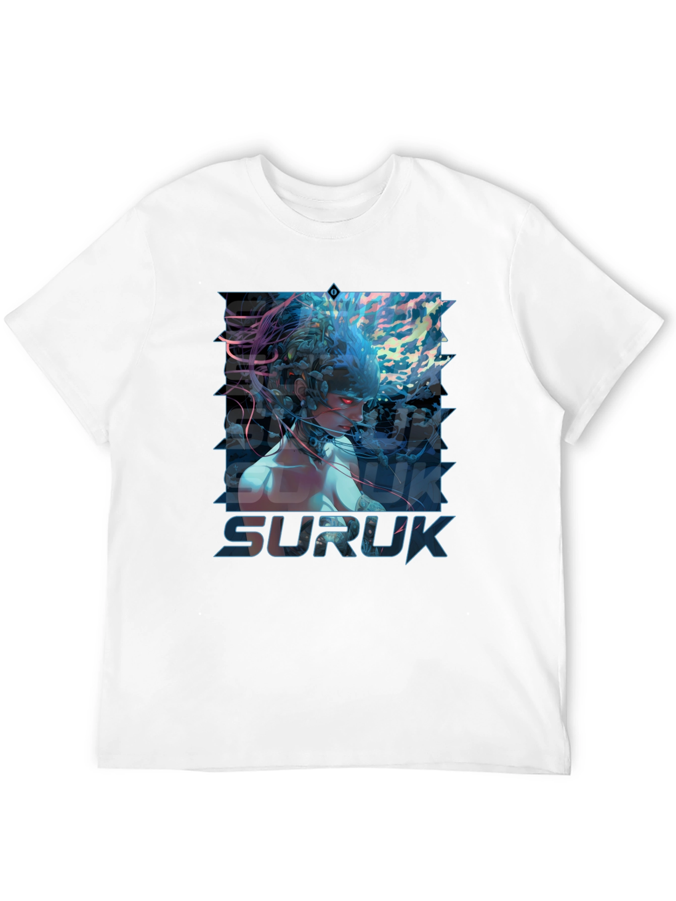 Suruk Graphic Print T-Shirt - Black