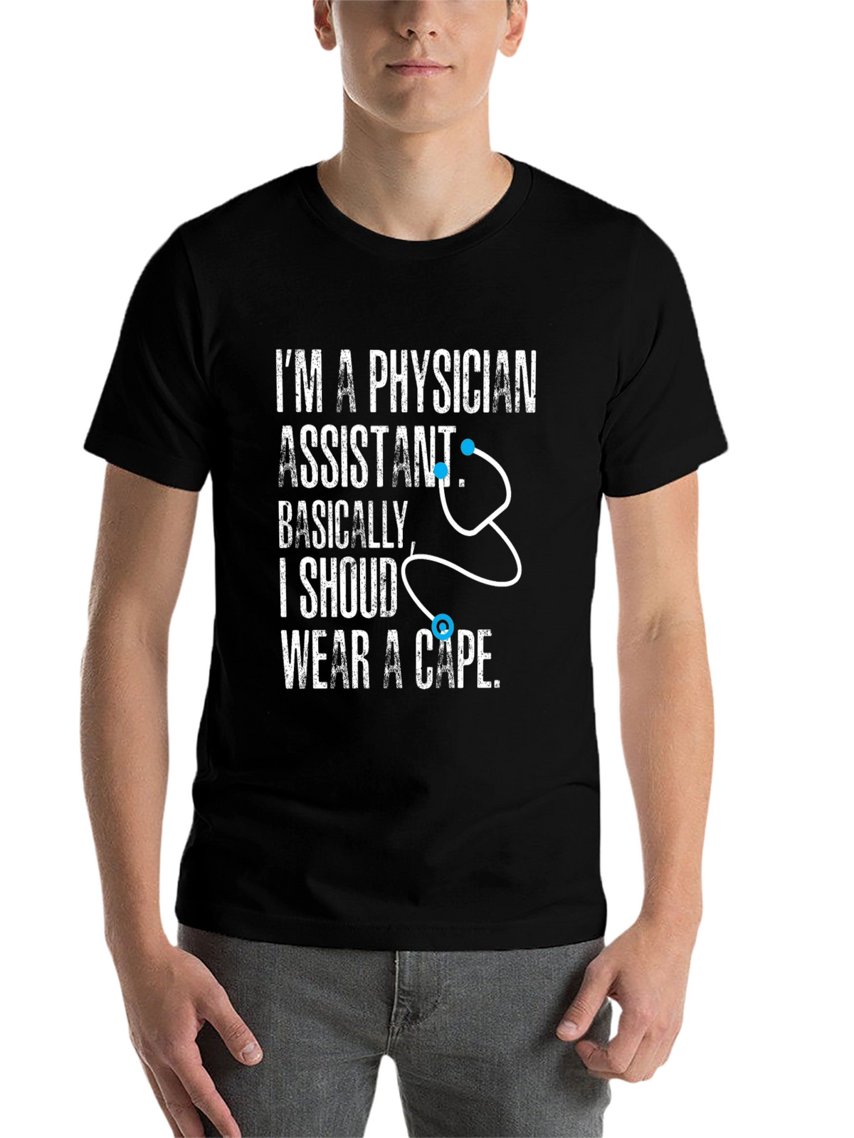 Physician Assistant Cape T-Shirt - Medical Hero Apparel