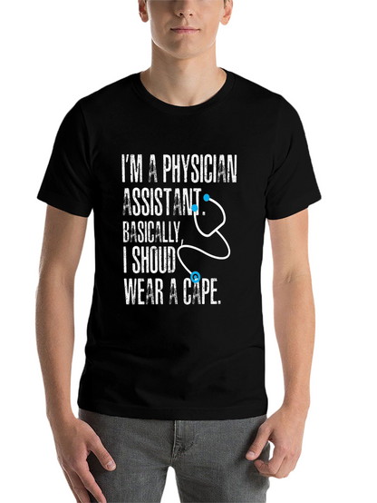 Physician Assistant Cape T-Shirt - Medical Hero Apparel