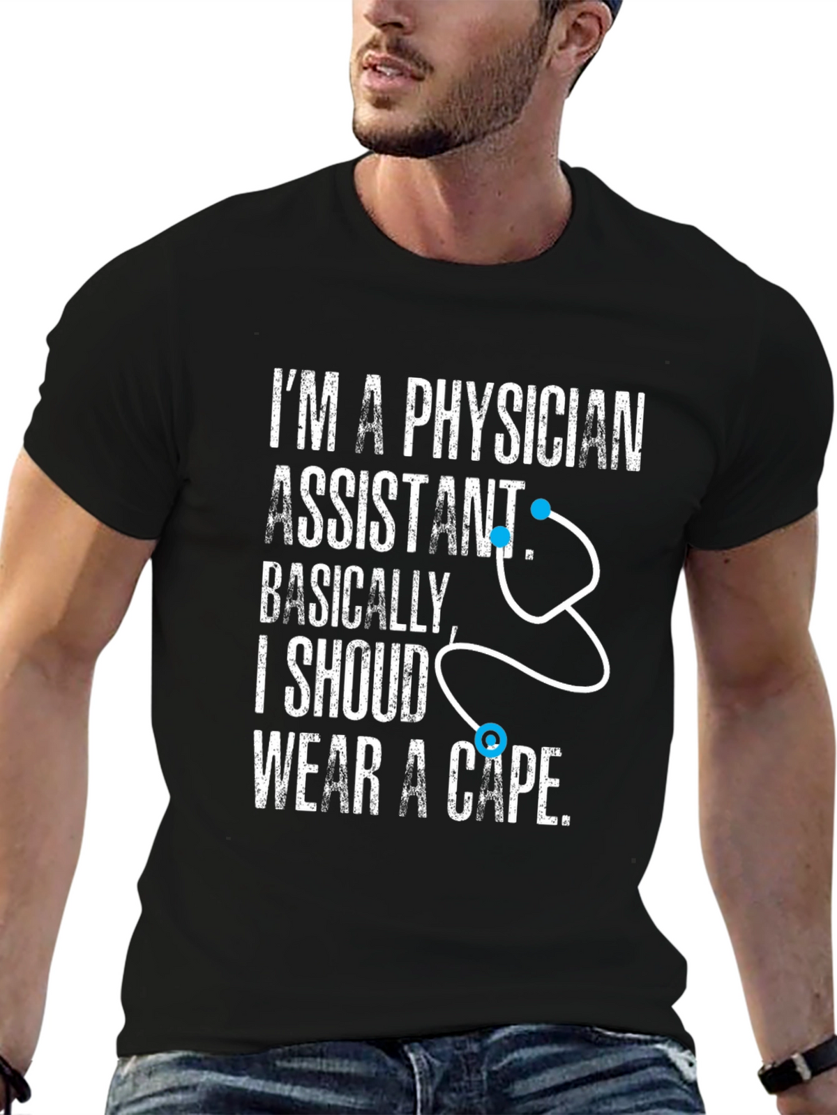 Physician Assistant Cape T-Shirt - Medical Hero Apparel