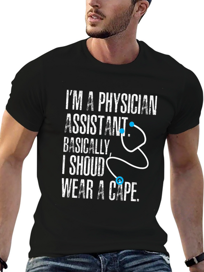 Physician Assistant Cape T-Shirt - Medical Hero Apparel