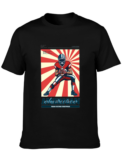Urban Streetwear Football T-Shirt