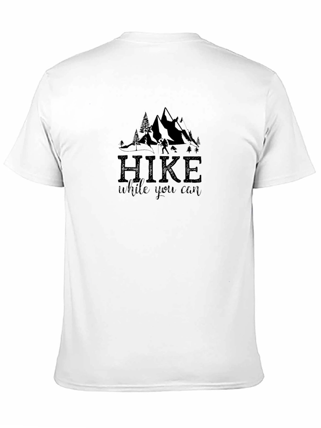 Hike While You Can Black Graphic Tee