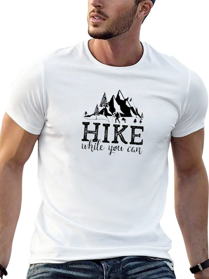 Hike While You Can Black Graphic Tee