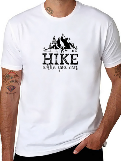 Hike While You Can Black Graphic Tee