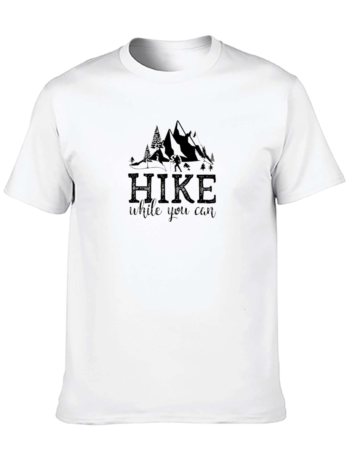 Hike While You Can Black Graphic Tee