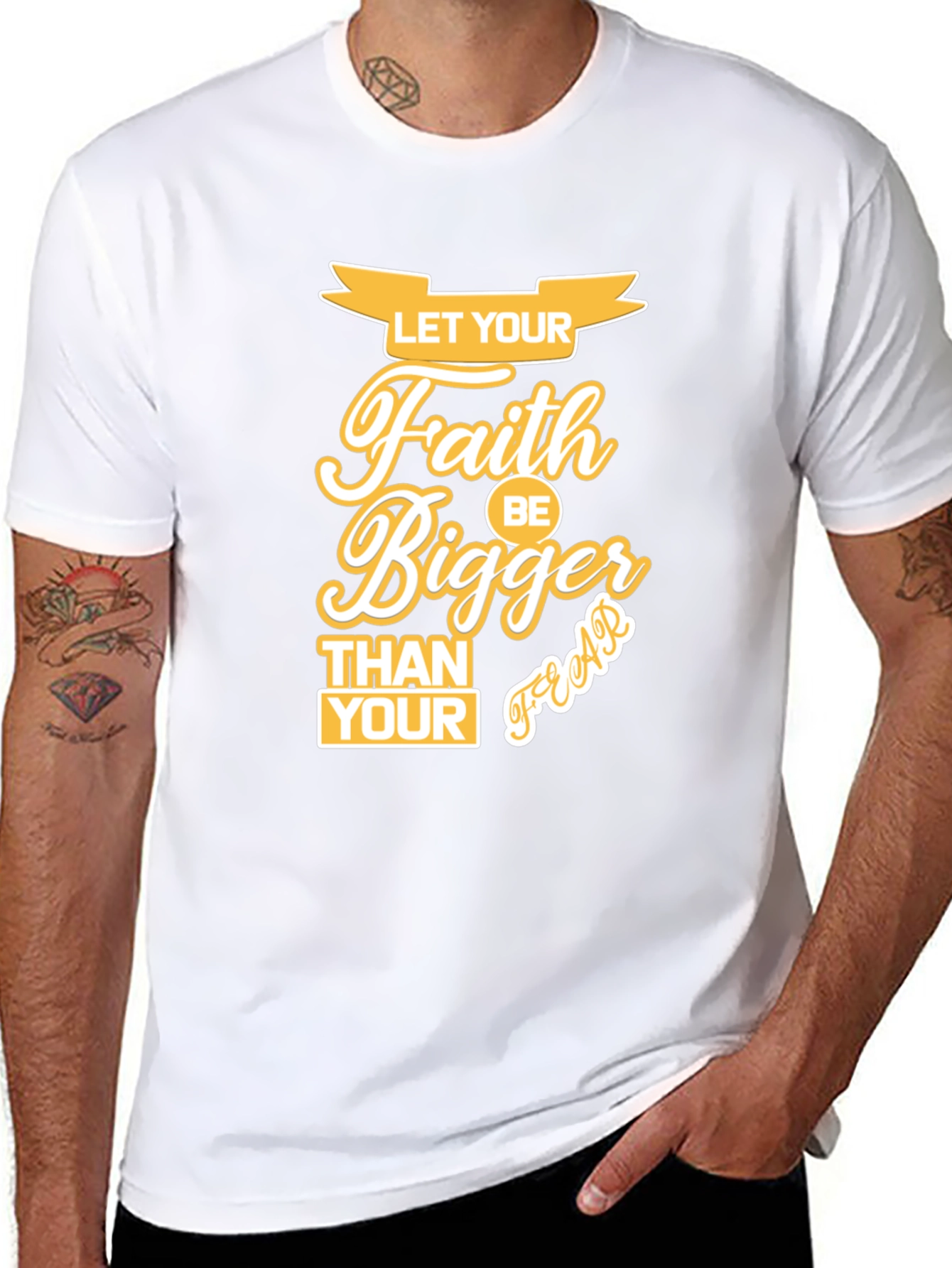 Faith Bigger Than Your Fears Graphic T-Shirt