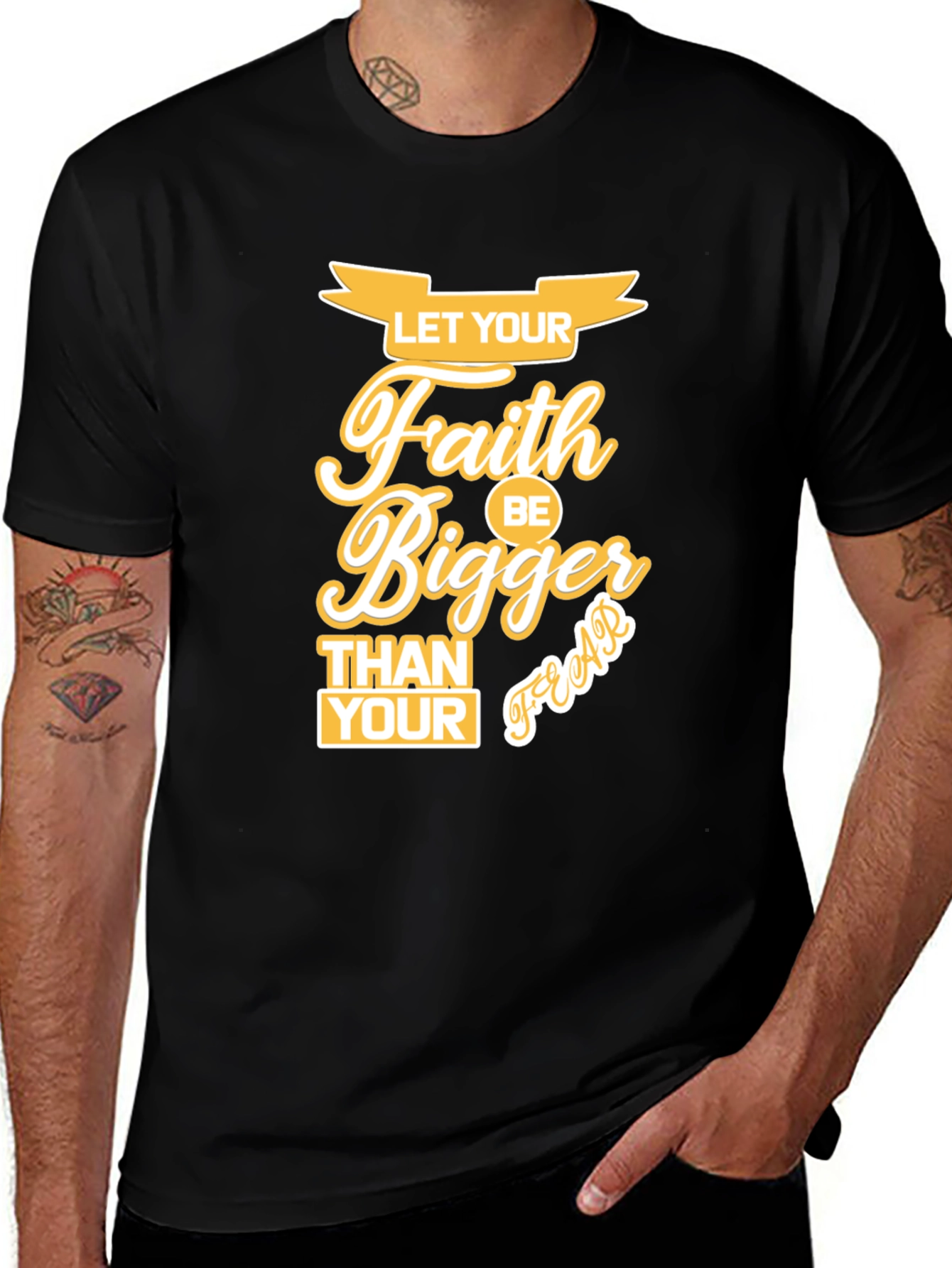 Faith Bigger Than Your Fears Graphic T-Shirt