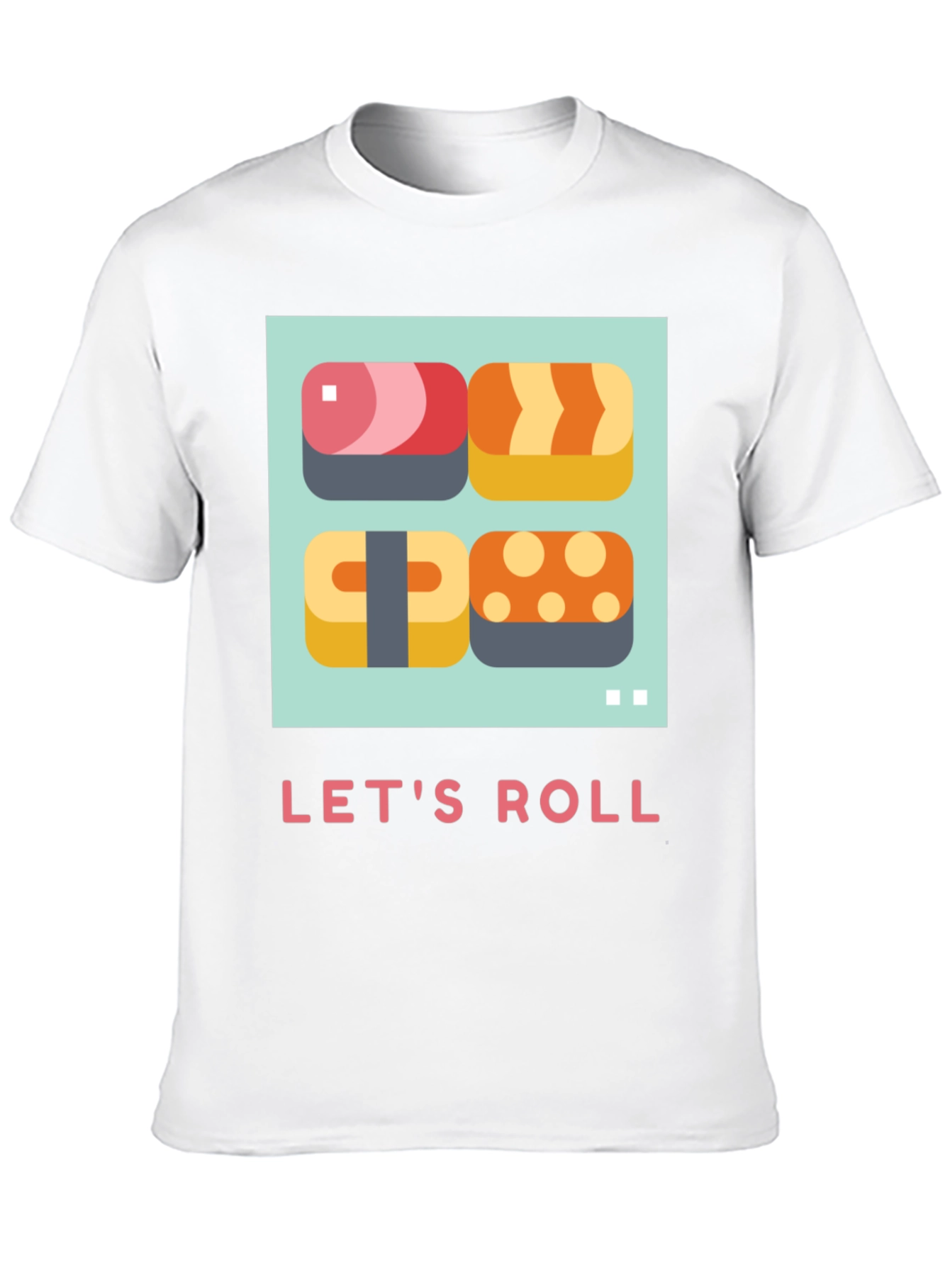 Lets Roll Sushi T-Shirt - Casual Comfort