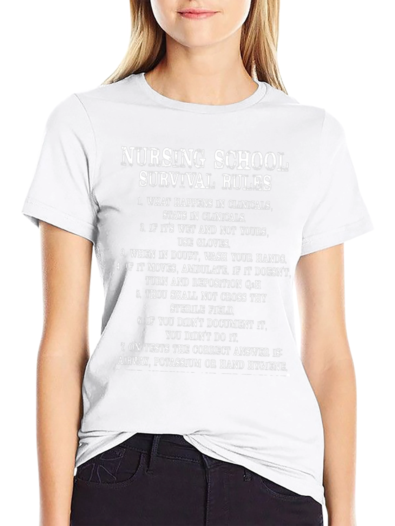 Nursing School Survival Rules T-Shirt