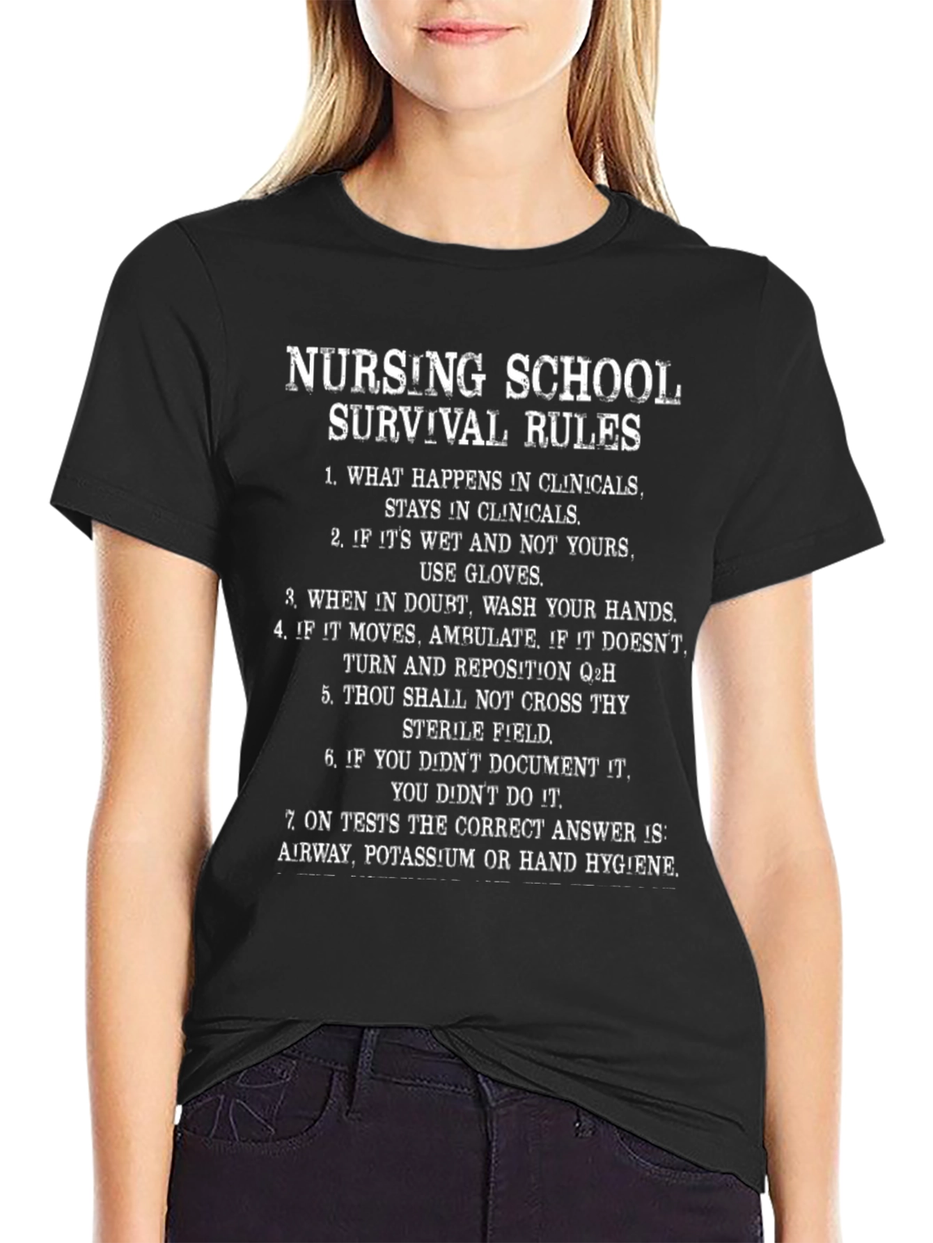 Nursing School Survival Rules T-Shirt