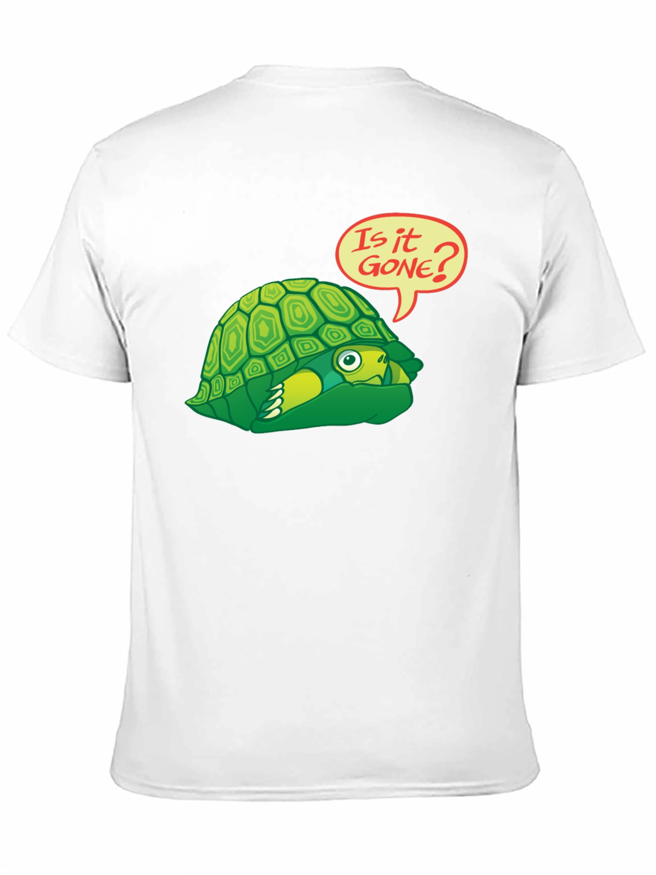 Funny Turtle Graphic T-Shirt - Is It Gone?