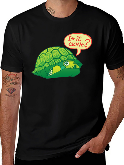Funny Turtle Graphic T-Shirt - Is It Gone?