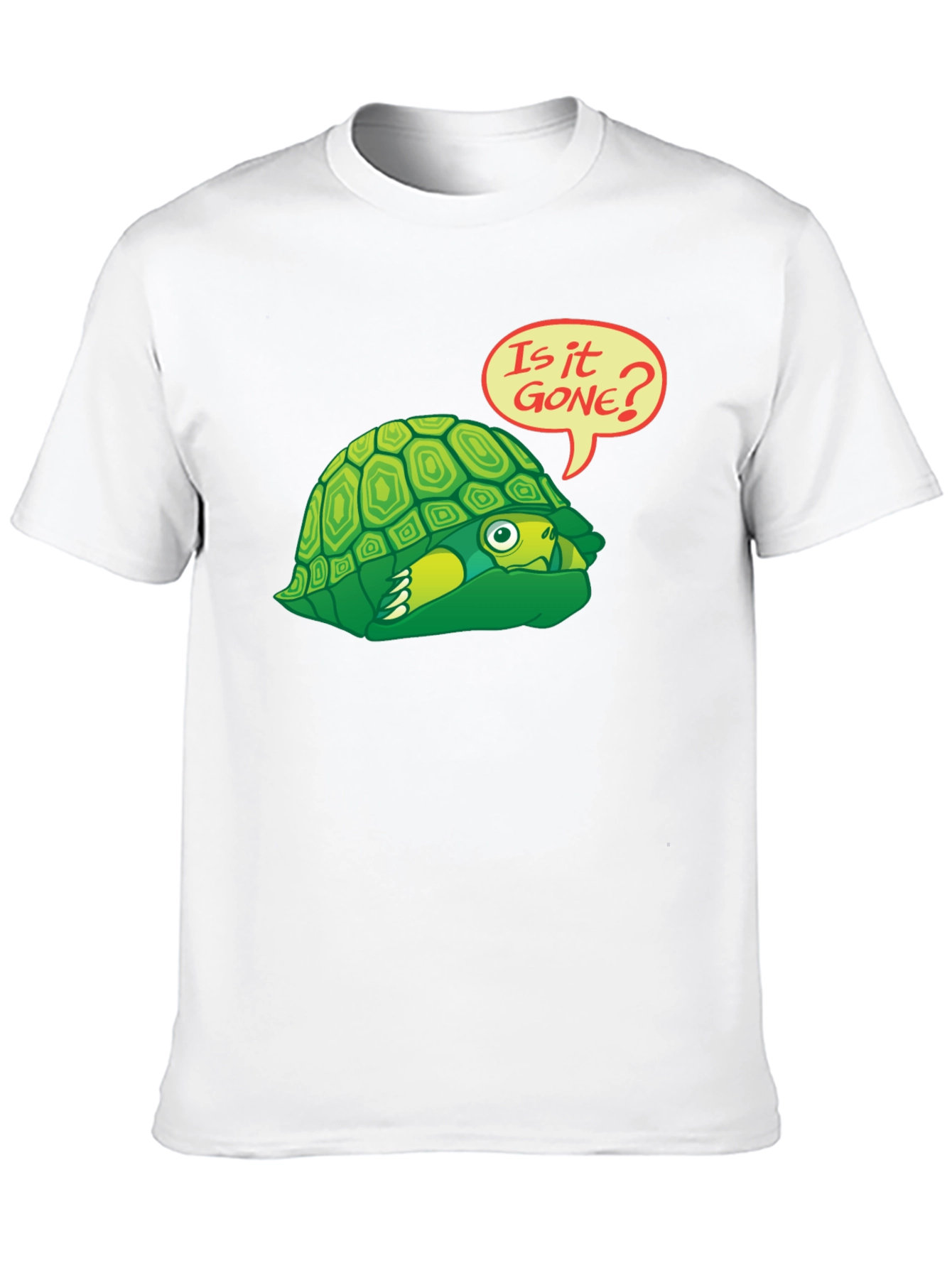 Funny Turtle Graphic T-Shirt - Is It Gone?