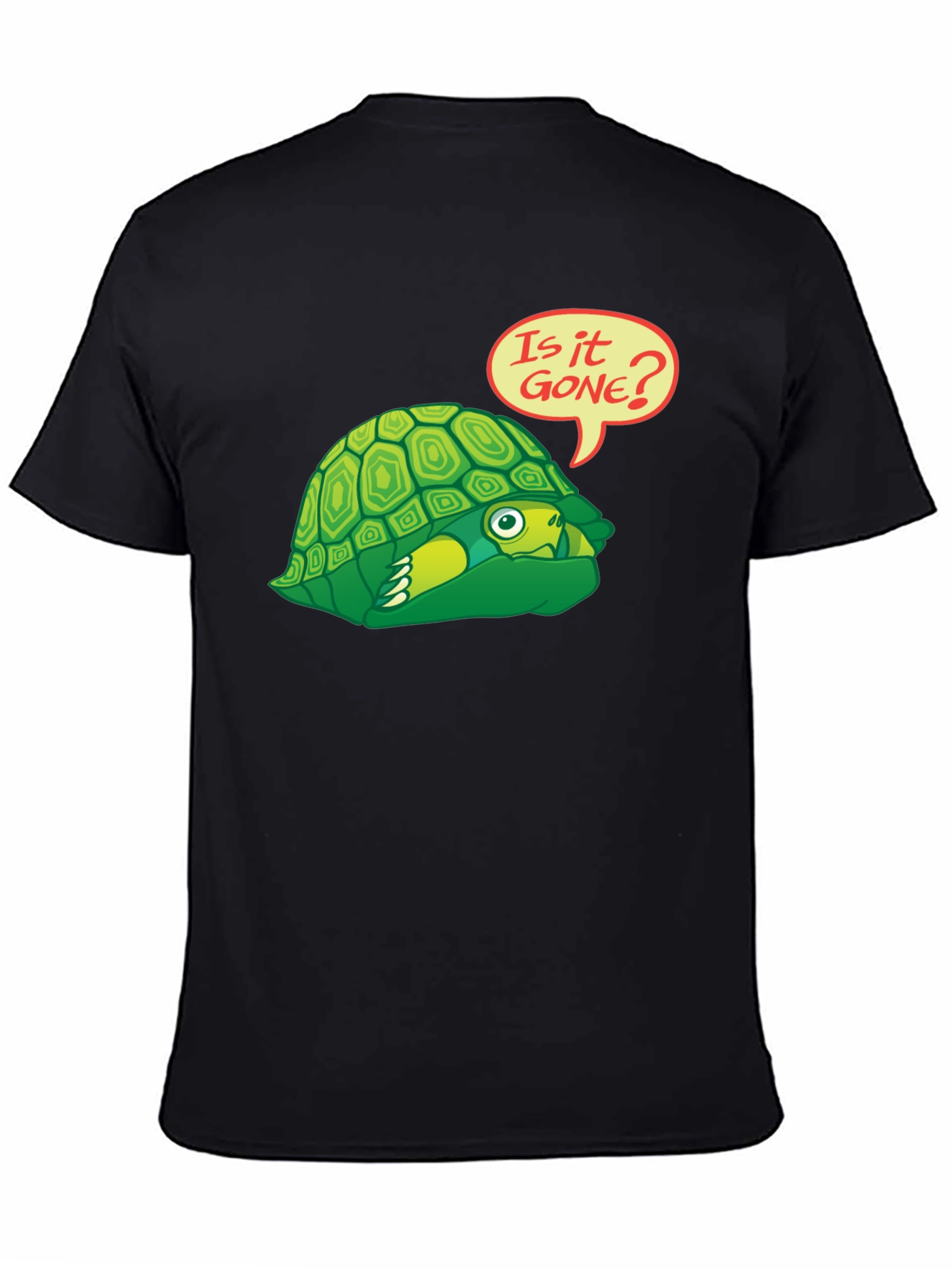 Funny Turtle Graphic T-Shirt - Is It Gone?